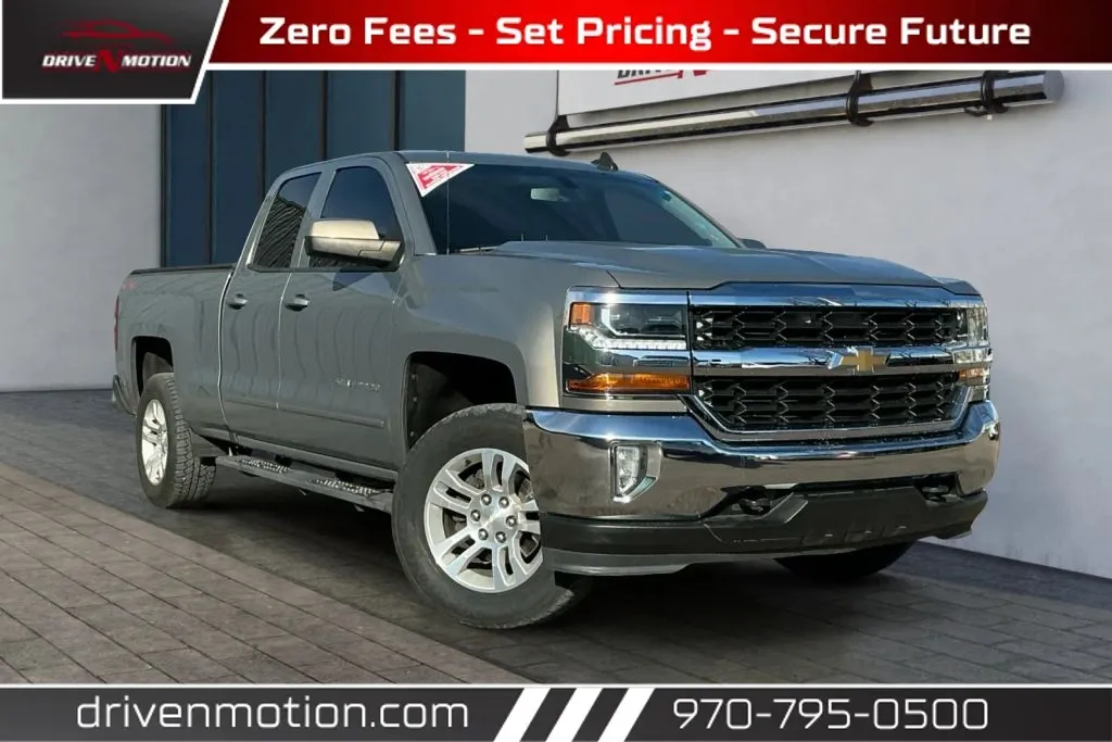 Gray 2017 Chevrolet Silverado 1500 Double Cab LT Pickup 4D 6 1/2 ft for sale in Greeley, CO