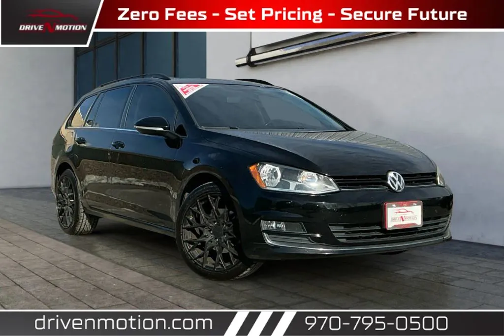Black 2017 Volkswagen Golf SportWagen TSI SE Wagon 4D for sale in Greeley, CO