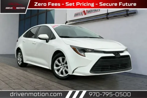 White 2024 Toyota Corolla LE Sedan 4D for sale in Greeley, CO