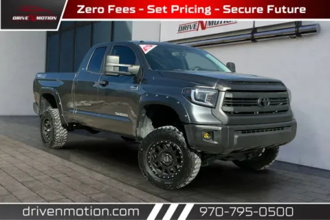 Gray 2015 Toyota Tundra Double Cab SR5 Pickup 4D 6 1/2 ft for sale in Greeley, CO