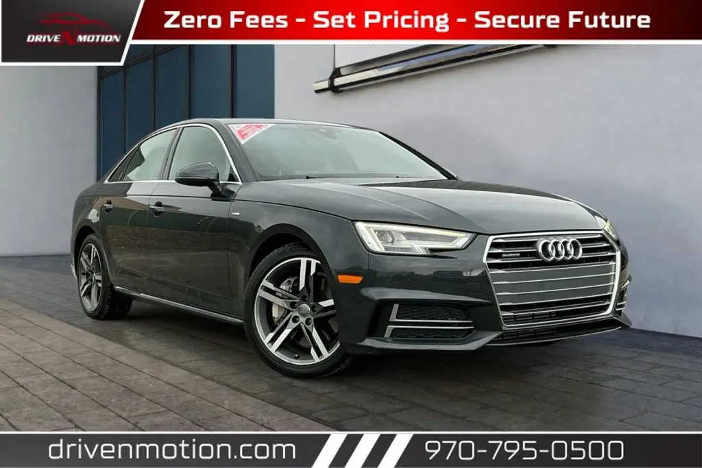 Gray 2018 Audi A4 Premium Plus Sedan 4D for sale in Greeley, CO