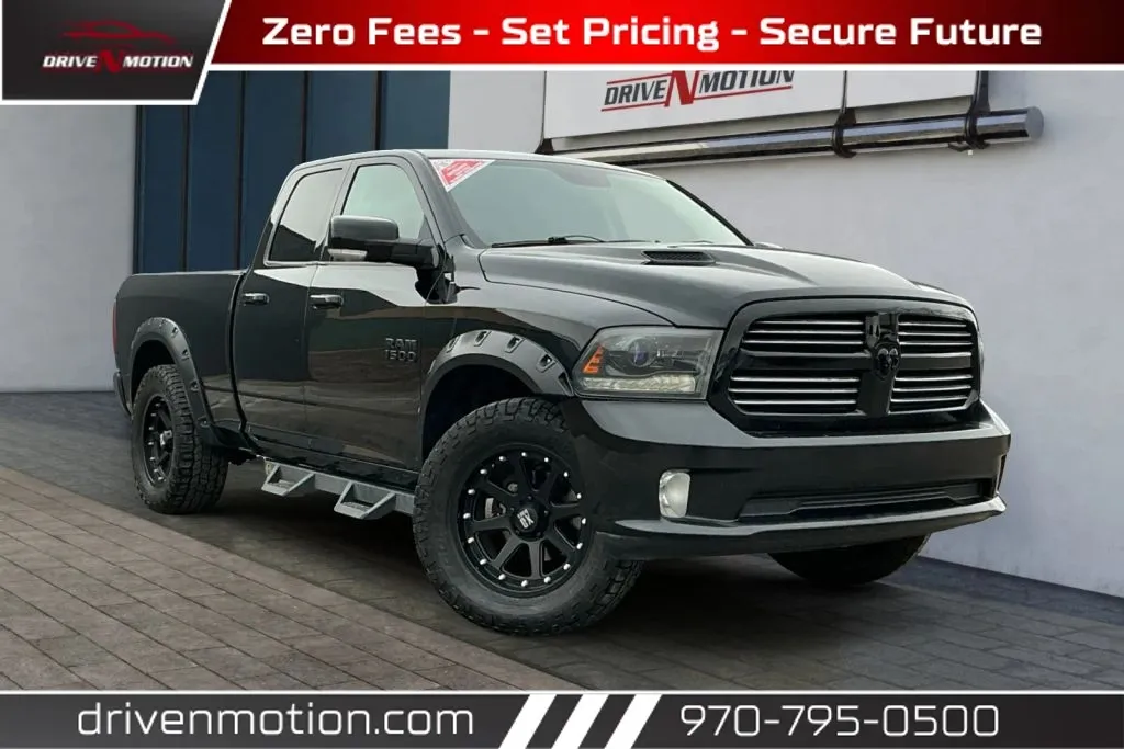 Black 2015 Ram 1500 Quad Cab Sport Pickup 4D 6 1/3 ft for sale in Greeley, CO