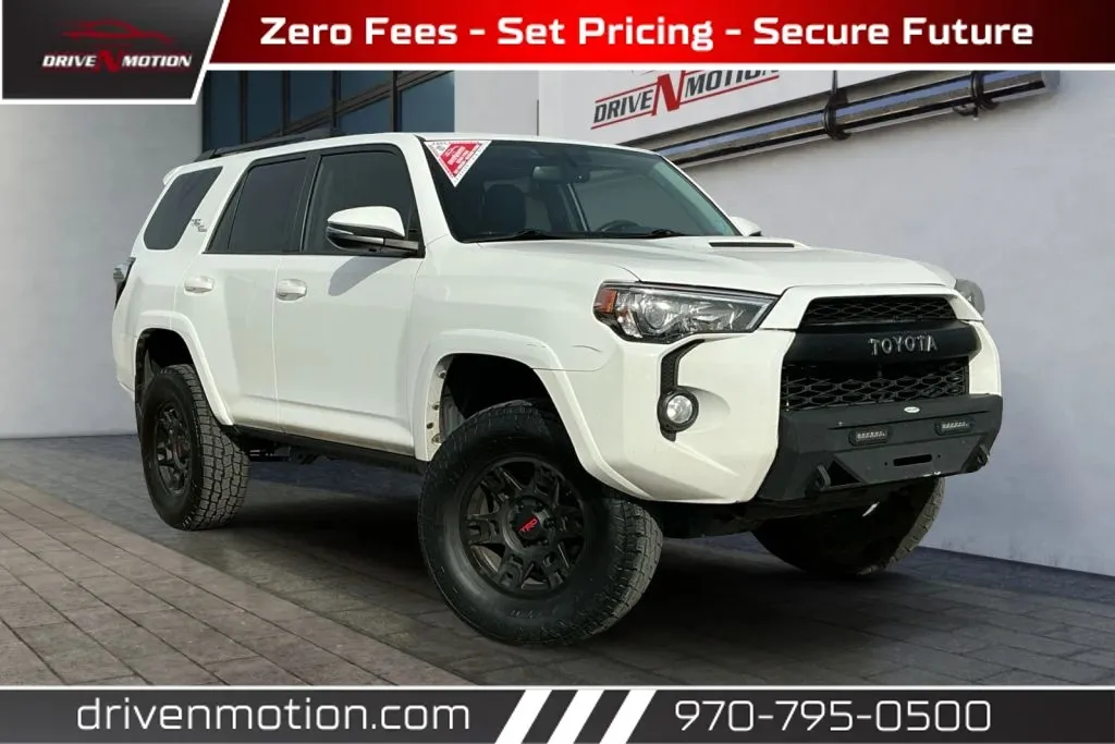 White 2019 Toyota 4Runner TRD Off-Road Premium Sport Utility 4D for sale in Greeley, CO