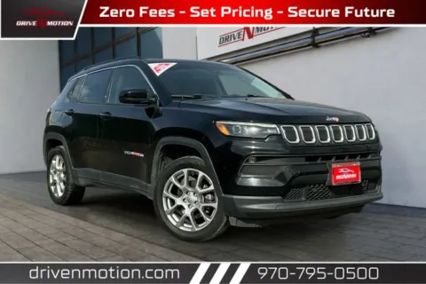 Black 2022 Jeep Compass Latitude Lux Sport Utility 4D for sale in Greeley, CO