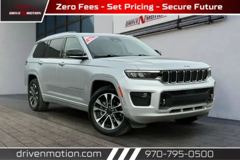 Silver 2021 Jeep Grand Cherokee L Overland Sport Utility 4D for sale in Greeley, CO