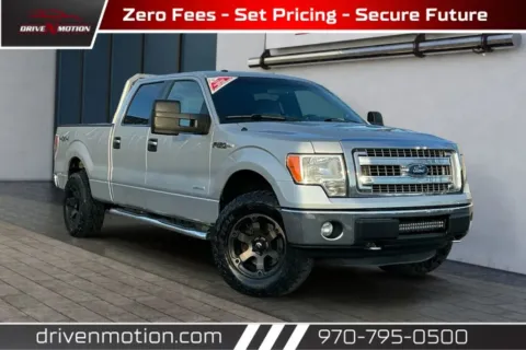 Silver 2014 Ford F-150 SuperCrew Cab XLT Pickup 4D 6 1/2 ft for sale in Greeley, CO