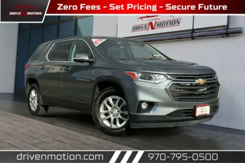 Gray 2021 Chevrolet Traverse LT Sport Utility 4D for sale in Greeley, CO