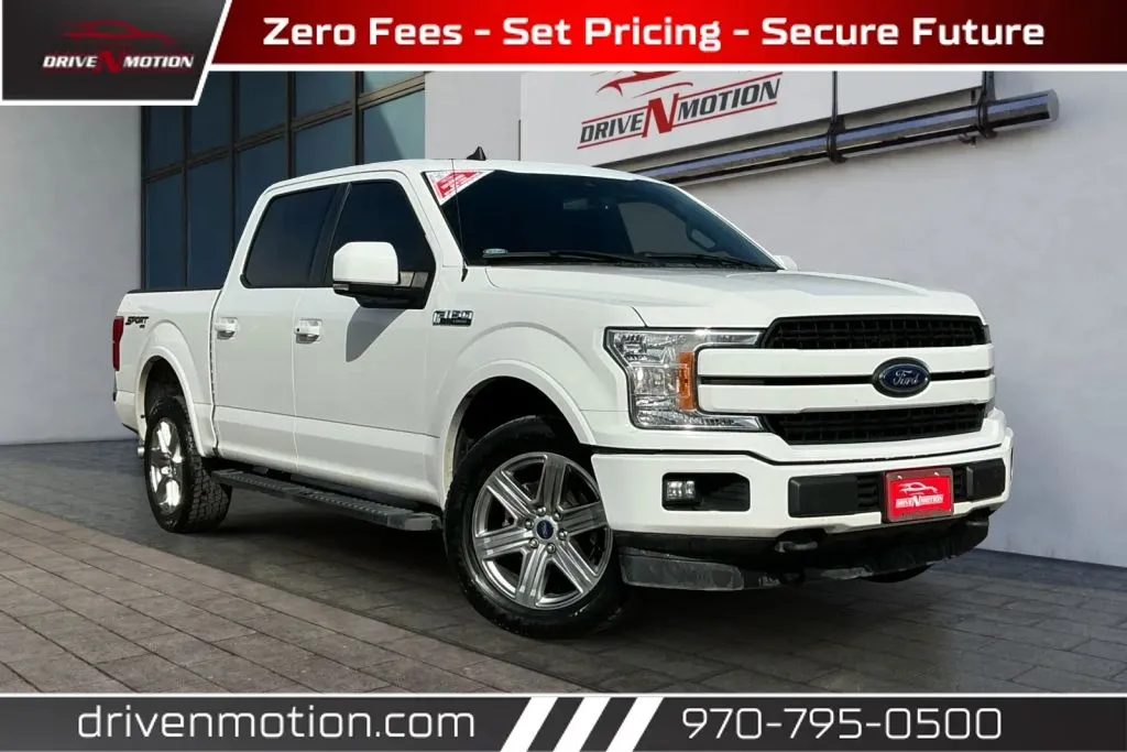 White 2019 Ford F-150 SuperCrew Cab Lariat Pickup 4D 5 1/2 ft for sale in Greeley, CO