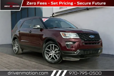 Red 2018 Ford Explorer Sport SUV 4D for sale in Greeley, CO
