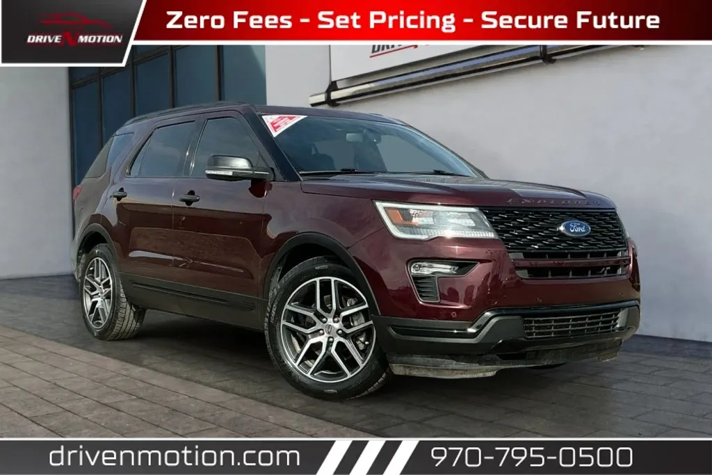Gray 2018 Ford Explorer Sport SUV 4D for sale in Greeley, CO