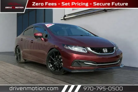 Red 2015 Honda Civic EX Sedan 4D for sale in Greeley, CO