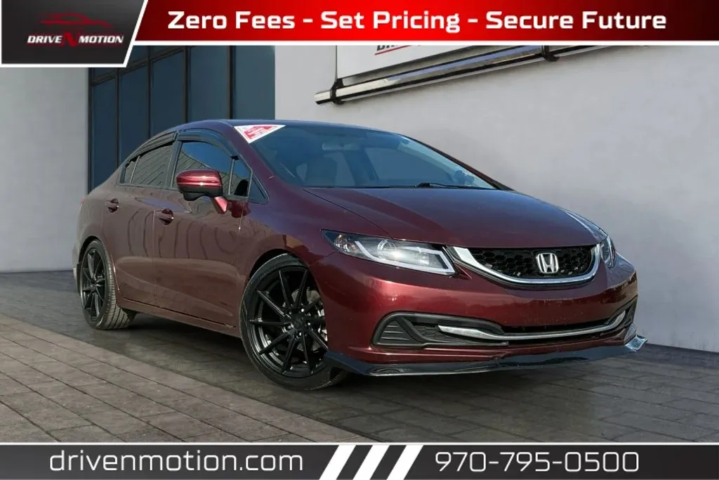 Red 2015 Honda Civic EX Sedan 4D for sale in Greeley, CO