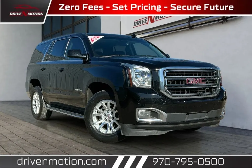 Black 2016 GMC Yukon SLT Sport Utility 4D for sale in Greeley, CO