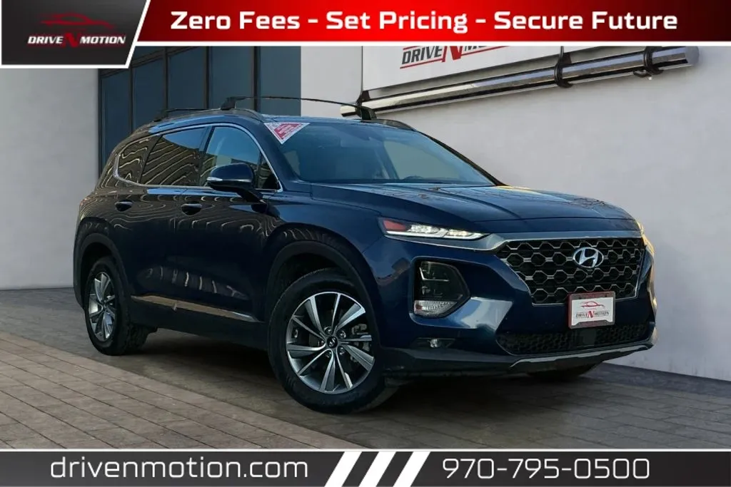 Blue 2020 Hyundai Santa Fe 2.4 Limited Sport Utility 4D for sale in Greeley, CO