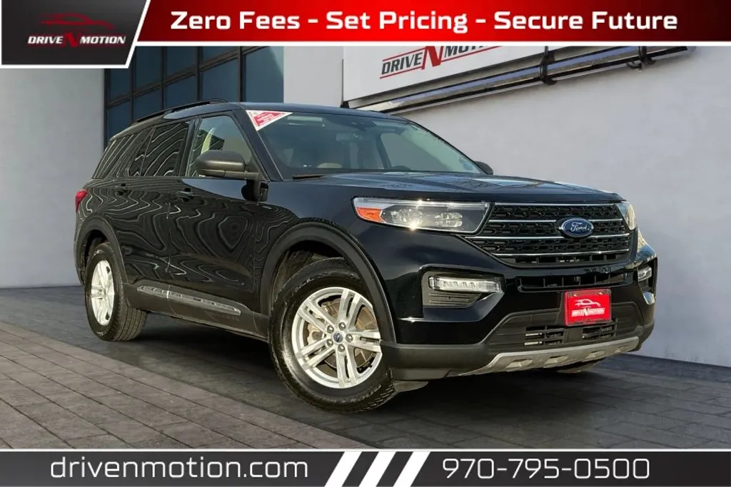 Black 2020 Ford Explorer XLT Sport Utility 4D for sale in Greeley, CO