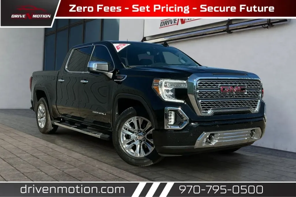 Black 2021 GMC Sierra 1500 Crew Cab Denali Pickup 4D 5 3/4 ft for sale in Greeley, CO
