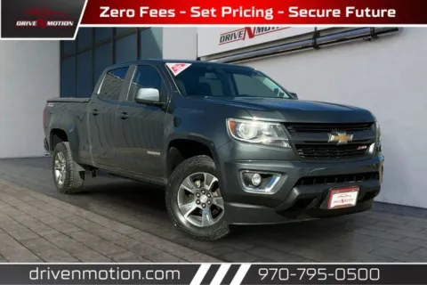 Gray 2017 Chevrolet Colorado Crew Cab Z71 Pickup 4D 6 ft for sale in Greeley, CO