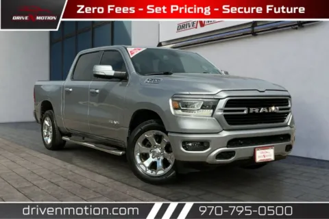 Silver 2019 Ram 1500 Crew Cab Big Horn Pickup 4D 5 1/2 ft for sale in Greeley, CO