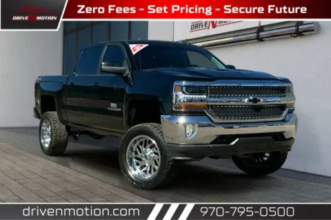 Black 2018 Chevrolet Silverado 1500 Crew Cab LT Pickup 4D 5 3/4 ft for sale in Greeley, CO