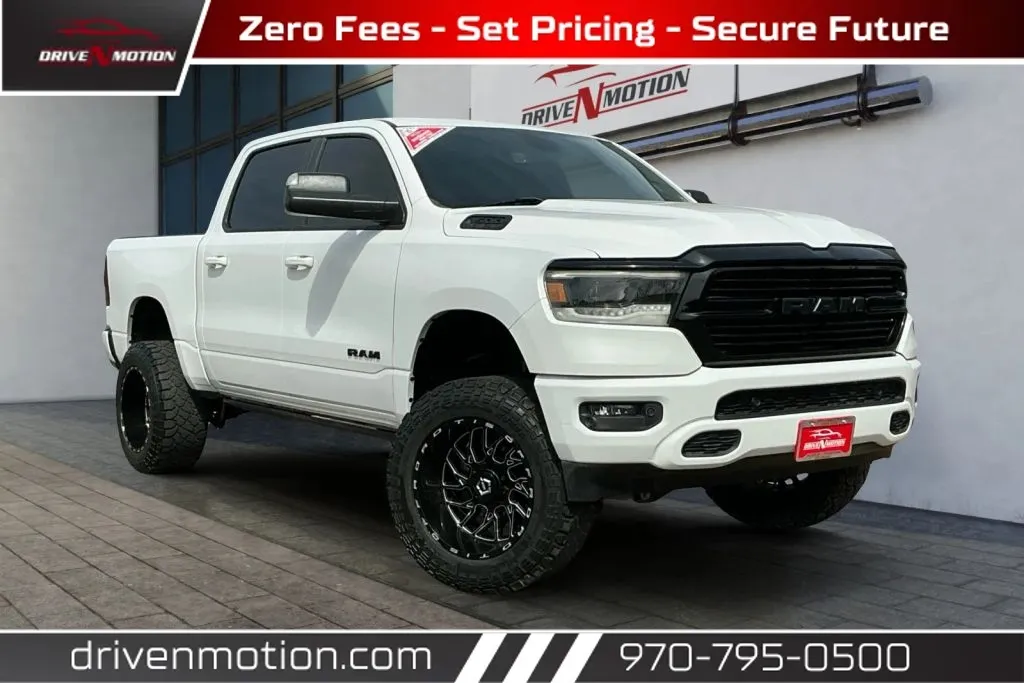 White 2020 Ram 1500 Crew Cab Big Horn Pickup 4D 5 1/2 ft for sale in Greeley, CO