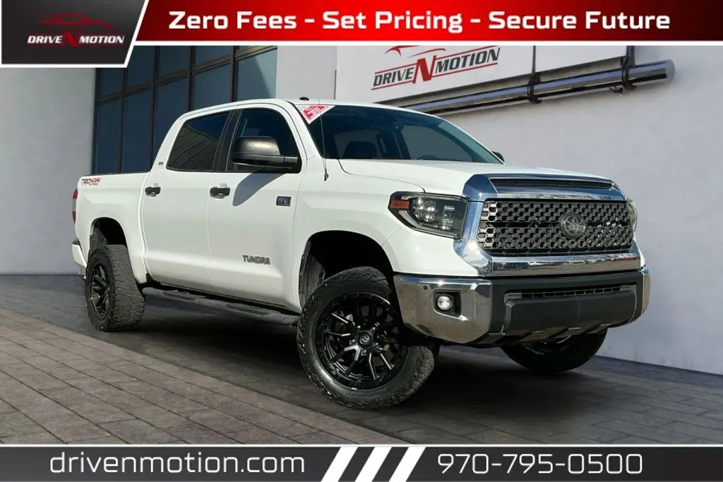 White 2019 Toyota Tundra CrewMax TRD Pro Pickup 4D 5 1/2 ft for sale in Greeley, CO
