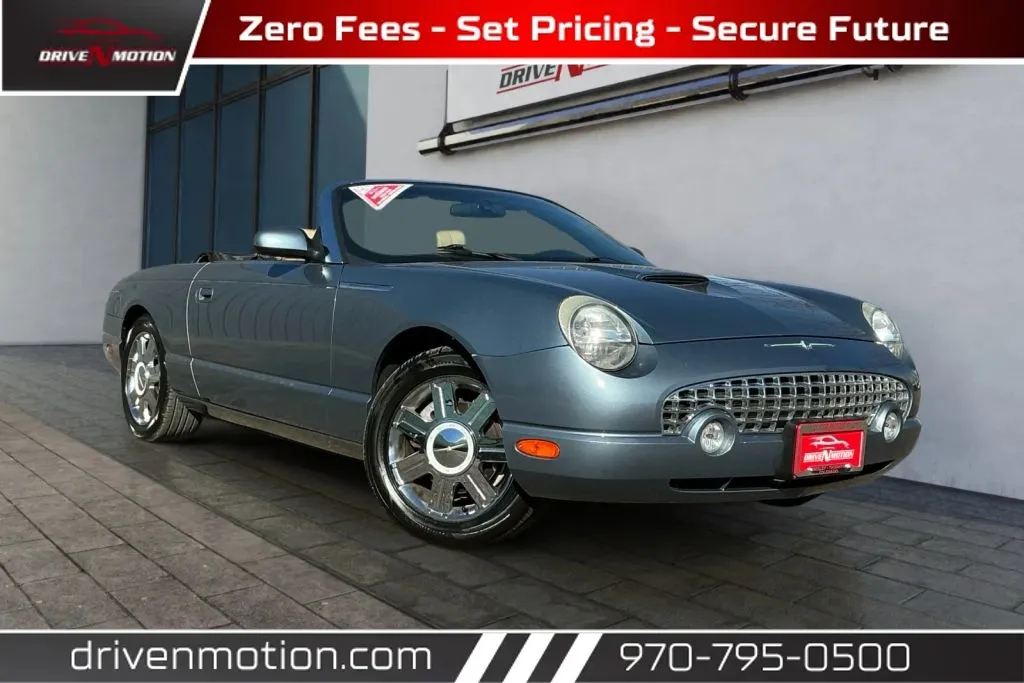 Blue 2005 Ford Thunderbird Deluxe Convertible 2D for sale in Greeley, CO