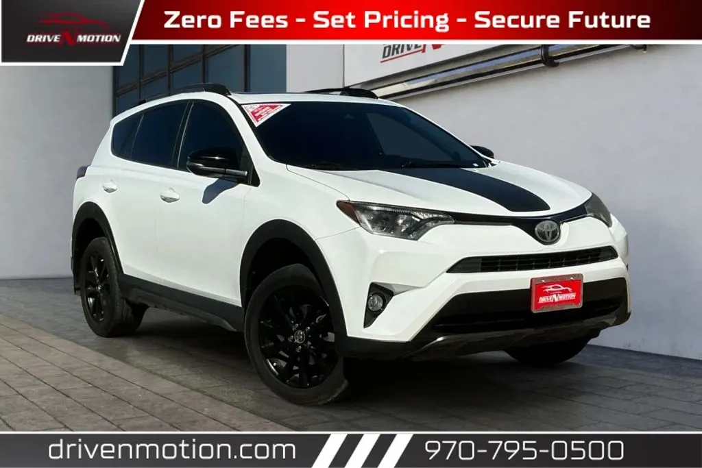 White 2018 Toyota RAV4 Adventure Sport Utility 4D for sale in Greeley, CO