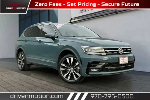 Blue 2020 Volkswagen Tiguan SEL Premium R-Line 4MOTION Sport Utility 4D for sale in Greeley, CO