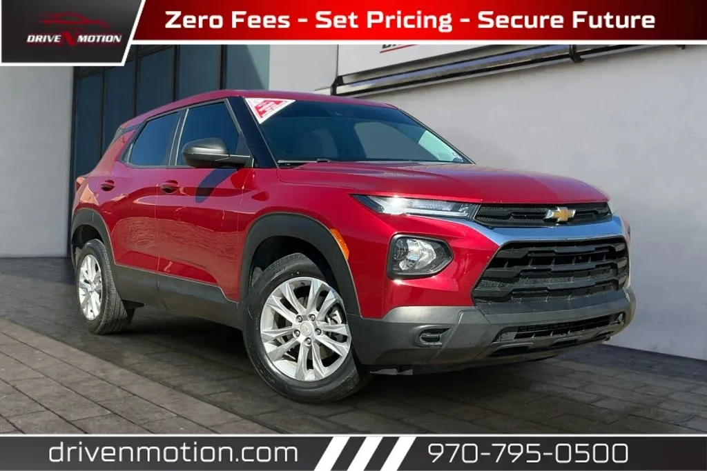 Red 2021 Chevrolet Trailblazer LS Sport Utility 4D for sale in Greeley, CO