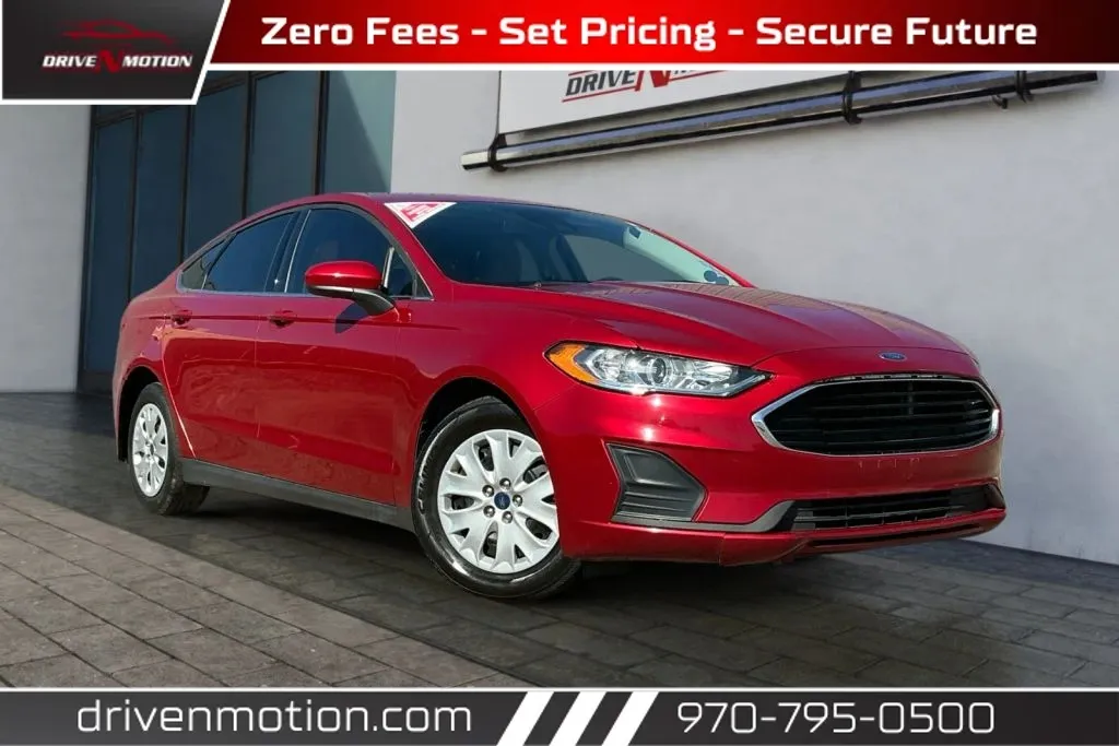 Red 2020 Ford Fusion S Sedan 4D for sale in Greeley, CO