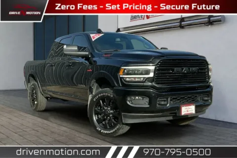 Black 2022 Ram 2500 Mega Cab Laramie Pickup 4D 6 1/3 ft for sale in Greeley, CO