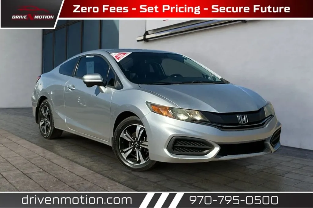 Silver 2015 Honda Civic EX Coupe 2D for sale in Greeley, CO