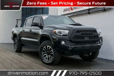 Black 2021 Toyota Tacoma Double Cab TRD Sport Pickup 4D 6 ft for sale in Greeley, CO