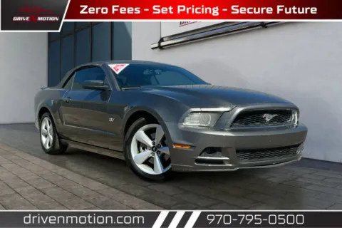 Silver 2014 Ford Mustang V6 Convertible 2D for sale in Greeley, CO