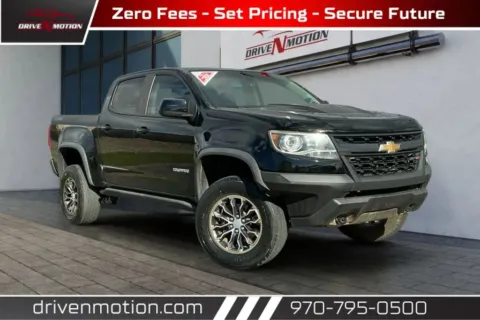 Black 2018 Chevrolet Colorado Crew Cab ZR2 Pickup 4D 5 ft for sale in Greeley, CO