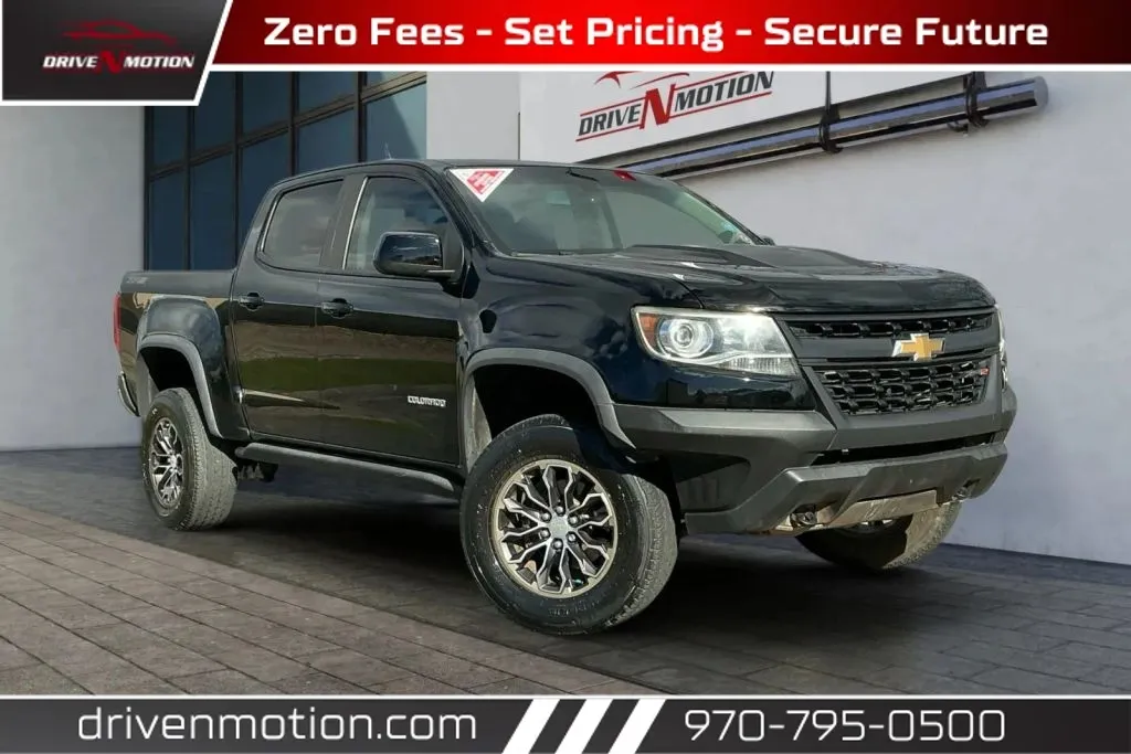 Black 2018 Chevrolet Colorado Crew Cab ZR2 Pickup 4D 5 ft for sale in Greeley, CO
