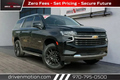 Black 2021 Chevrolet Tahoe LT Sport Utility 4D for sale in Greeley, CO