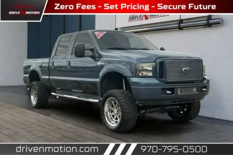 Blue 2007 Ford F250 Super Duty Crew Cab Harley-Davidson Pickup 4D 6 3/4 ft for sale in Greeley, CO