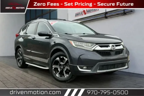 Black 2018 Honda CR-V Touring Sport Utility 4D for sale in Greeley, CO