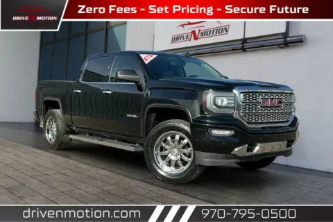 Black 2016 GMC Sierra 1500 Crew Cab Denali Pickup 4D 5 3/4 ft for sale in Greeley, CO