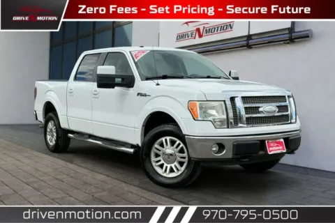 White 2009 Ford F-150 SuperCrew Cab Lariat Pickup 4D 5 1/2 ft for sale in Greeley, CO