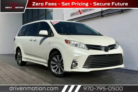 White 2020 Toyota Sienna XLE Minivan 4D for sale in Greeley, CO