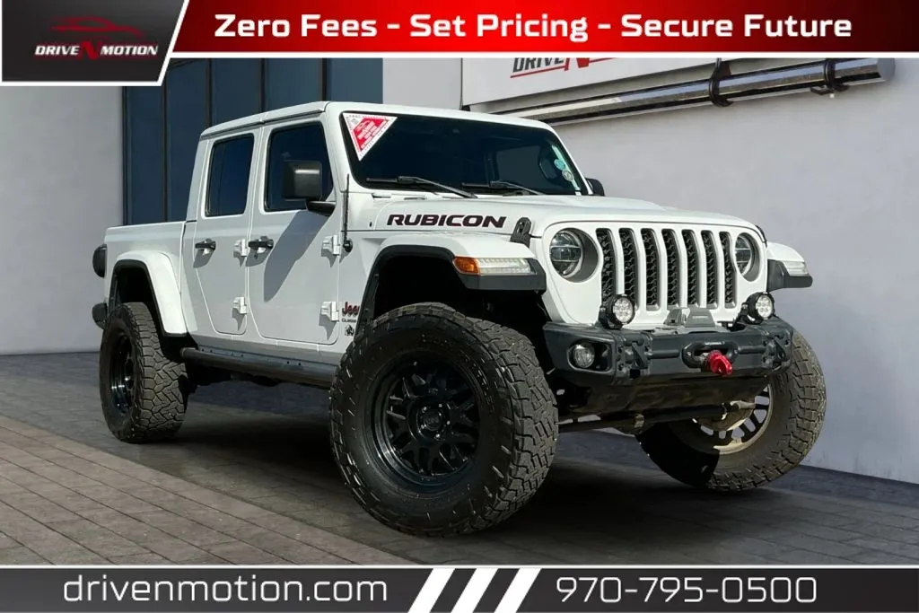 White 2020 Jeep Gladiator Rubicon Pickup 4D 5 ft for sale in Greeley, CO