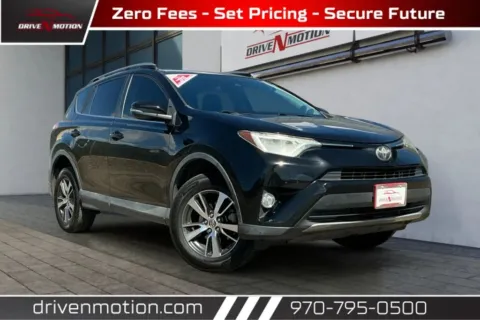 Black 2018 Toyota RAV4 XLE Sport Utility 4D for sale in Greeley, CO