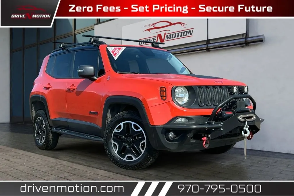 Orange 2016 Jeep Renegade Trailhawk Sport Utility 4D for sale in Greeley, CO
