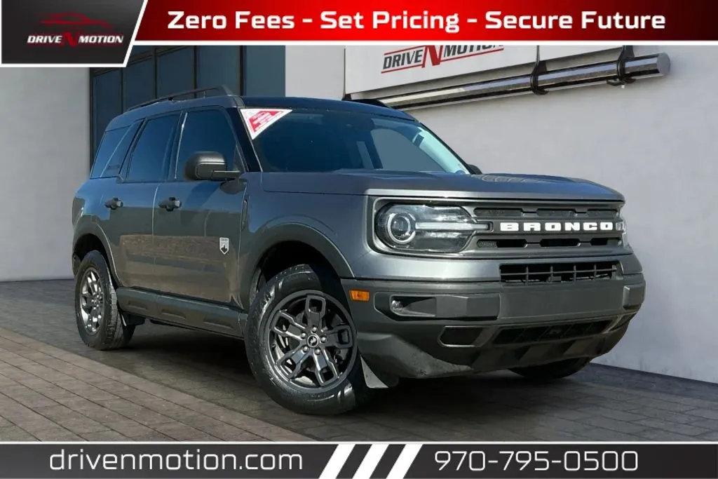 Gray 2021 Ford Bronco Sport Big Bend Sport Utility 4D for sale in Greeley, CO