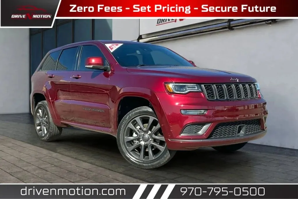 Red 2019 Jeep Grand Cherokee High Altitude Sport Utility 4D for sale in Greeley, CO