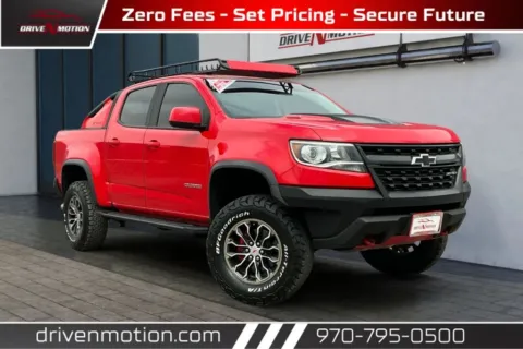 Red 2020 Chevrolet Colorado Crew Cab ZR2 Pickup 4D 5 ft for sale in Greeley, CO