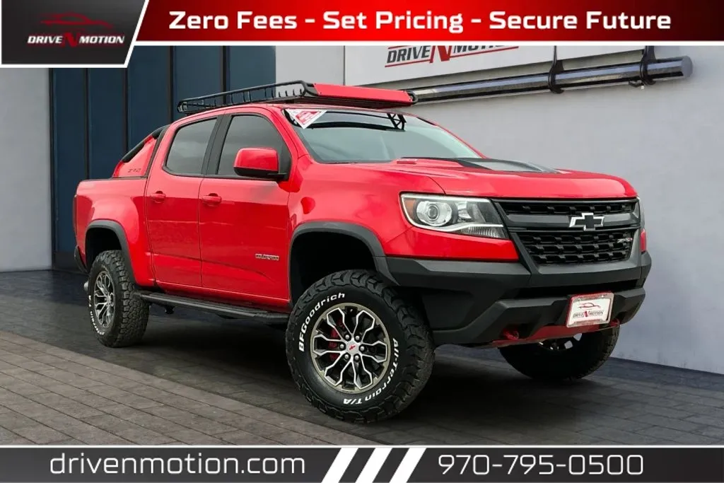 Red 2020 Chevrolet Colorado Crew Cab ZR2 Pickup 4D 5 ft for sale in Greeley, CO