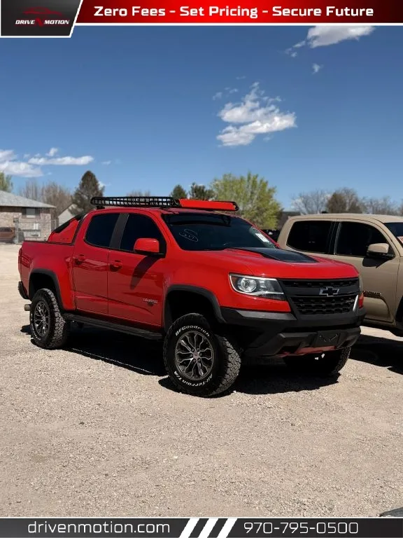 Red 2020 Chevrolet Colorado Crew Cab ZR2 Pickup 4D 5 ft for sale in Greeley, CO